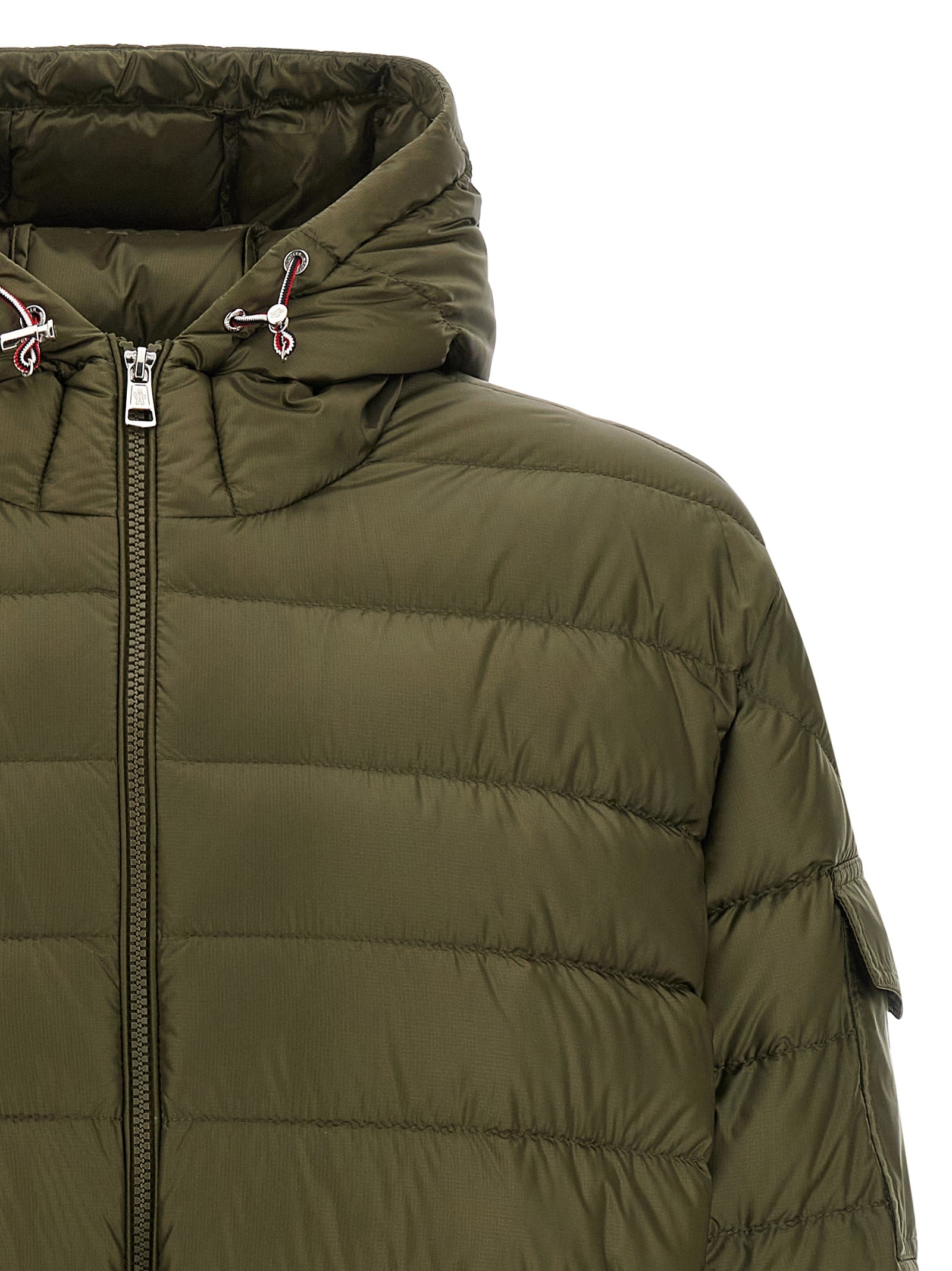Zweifarbiger Parka aus Polyamid
