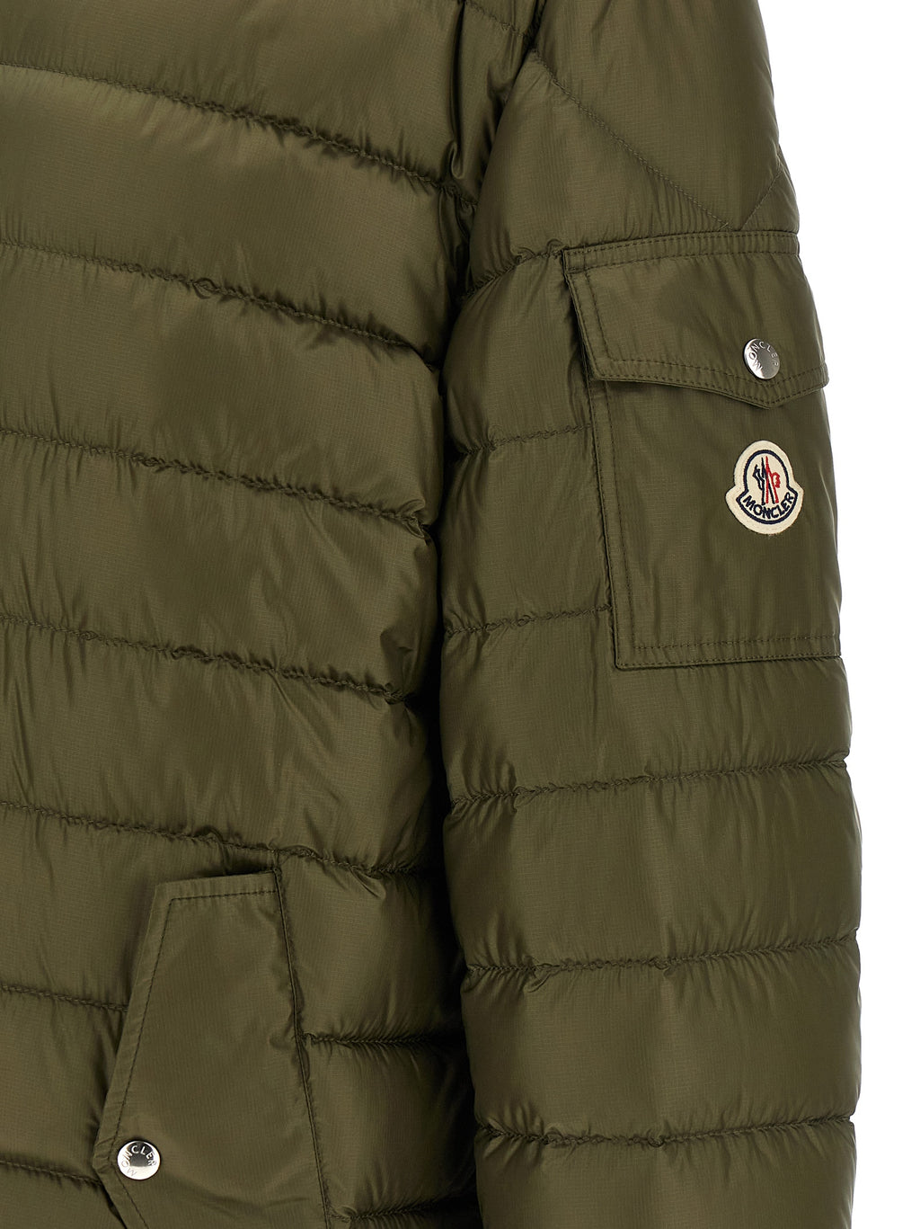 Zweifarbiger Parka aus Polyamid
