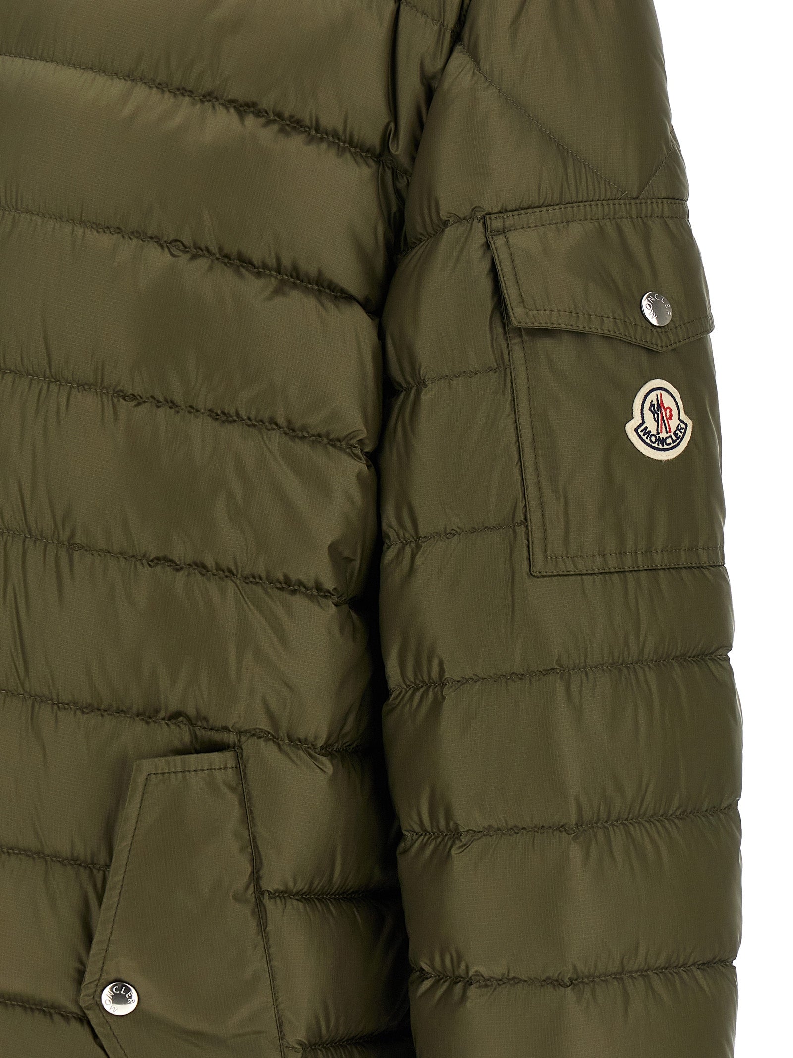 Zweifarbiger Parka aus Polyamid