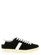 Bicolor Leather Low Top Sneakers
