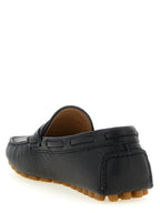Schwarze Loafer aus Kalbsleder zum Hineinschlüpfen