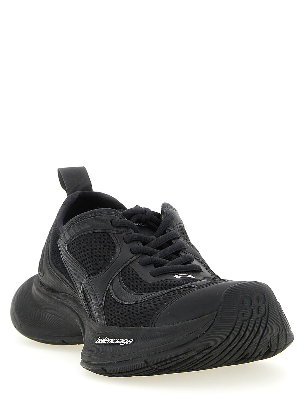 Schwarze Sneaker aus Polyester 326858