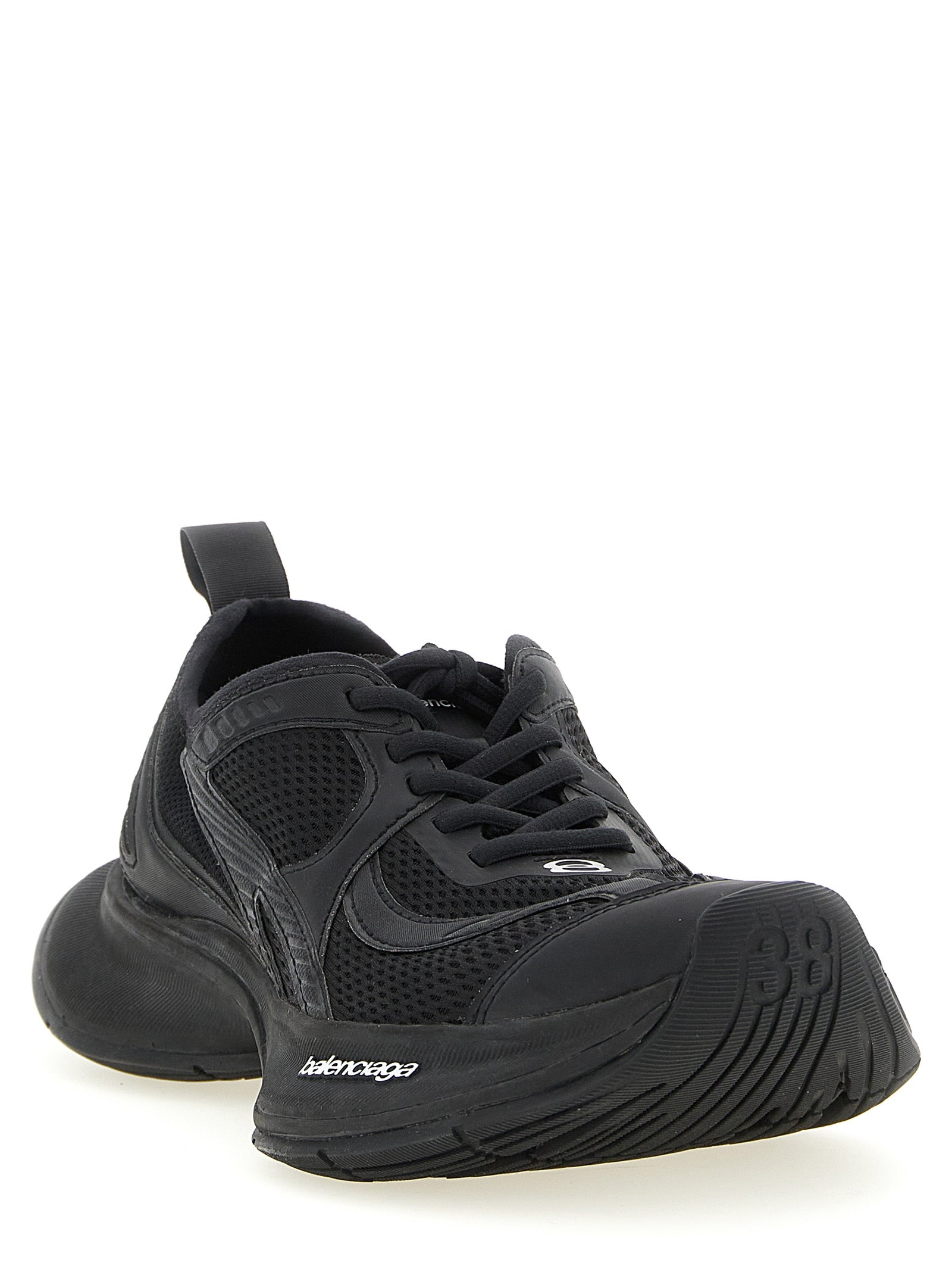 Schwarze Sneaker aus Polyester 326858