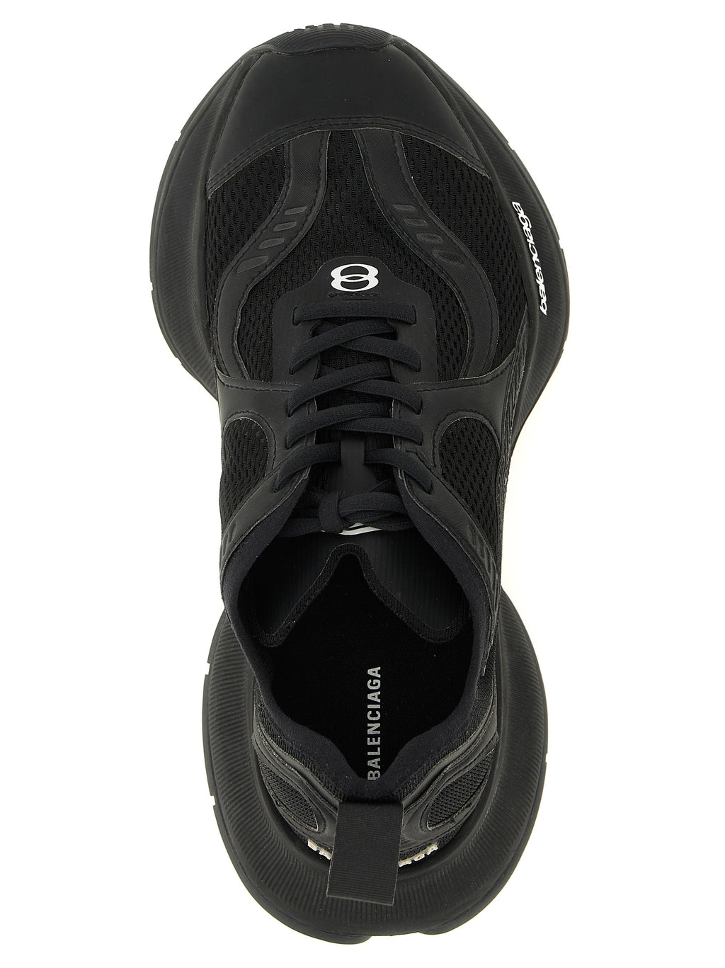 Schwarze Sneaker aus Polyester 326858