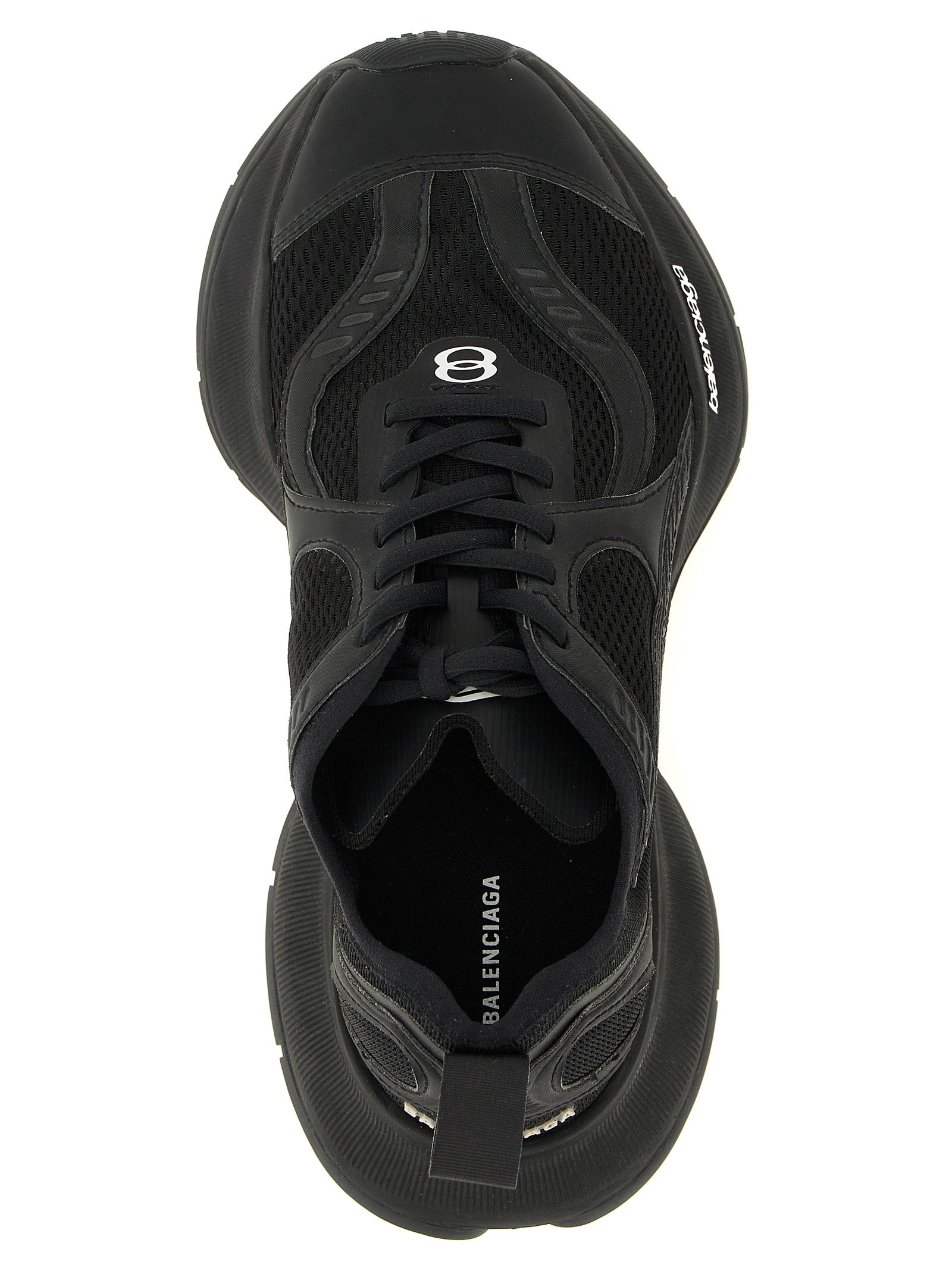 Schwarze Sneaker aus Polyester 326858