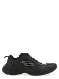 Schwarze Sneaker aus Leder 326885