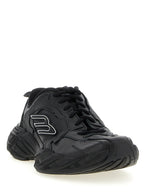 Schwarze Sneaker aus Leder 326885