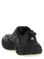 Schwarze Sneaker aus Leder 326885