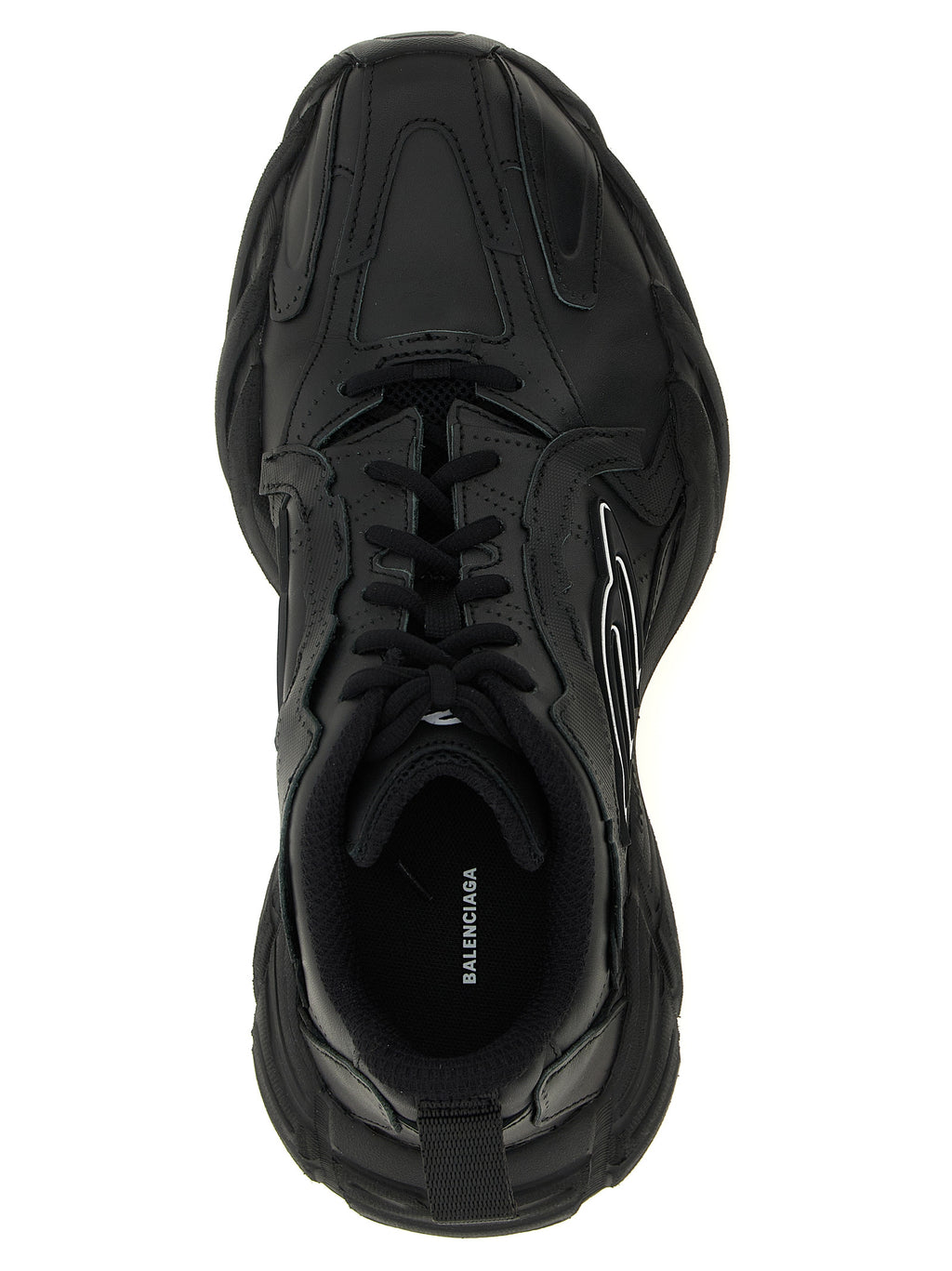 Schwarze Sneaker aus Leder 326885