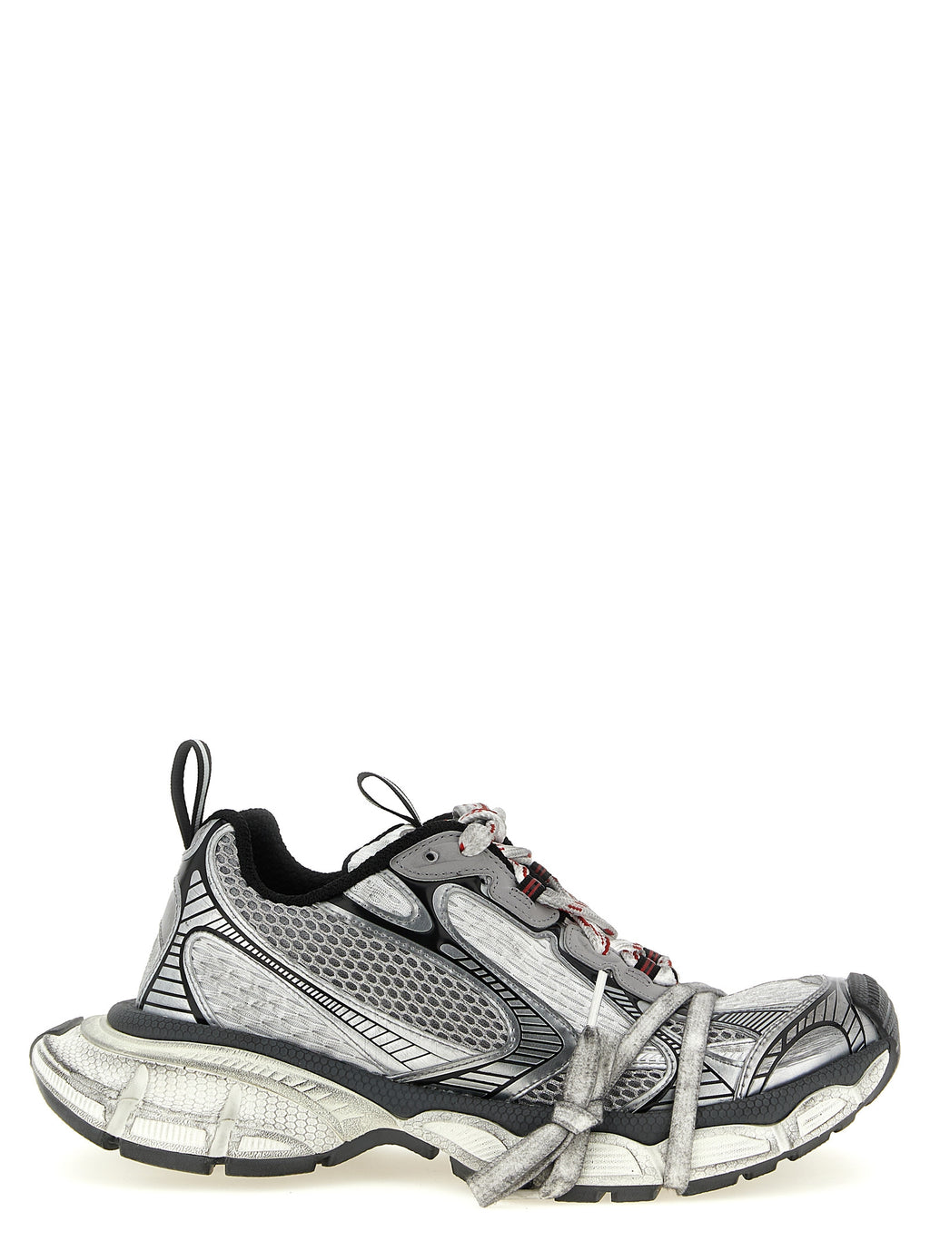 Graue Sneaker aus Polyethylen im Athletic-Stil