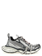 Graue Sneaker aus Polyethylen im Athletic-Stil