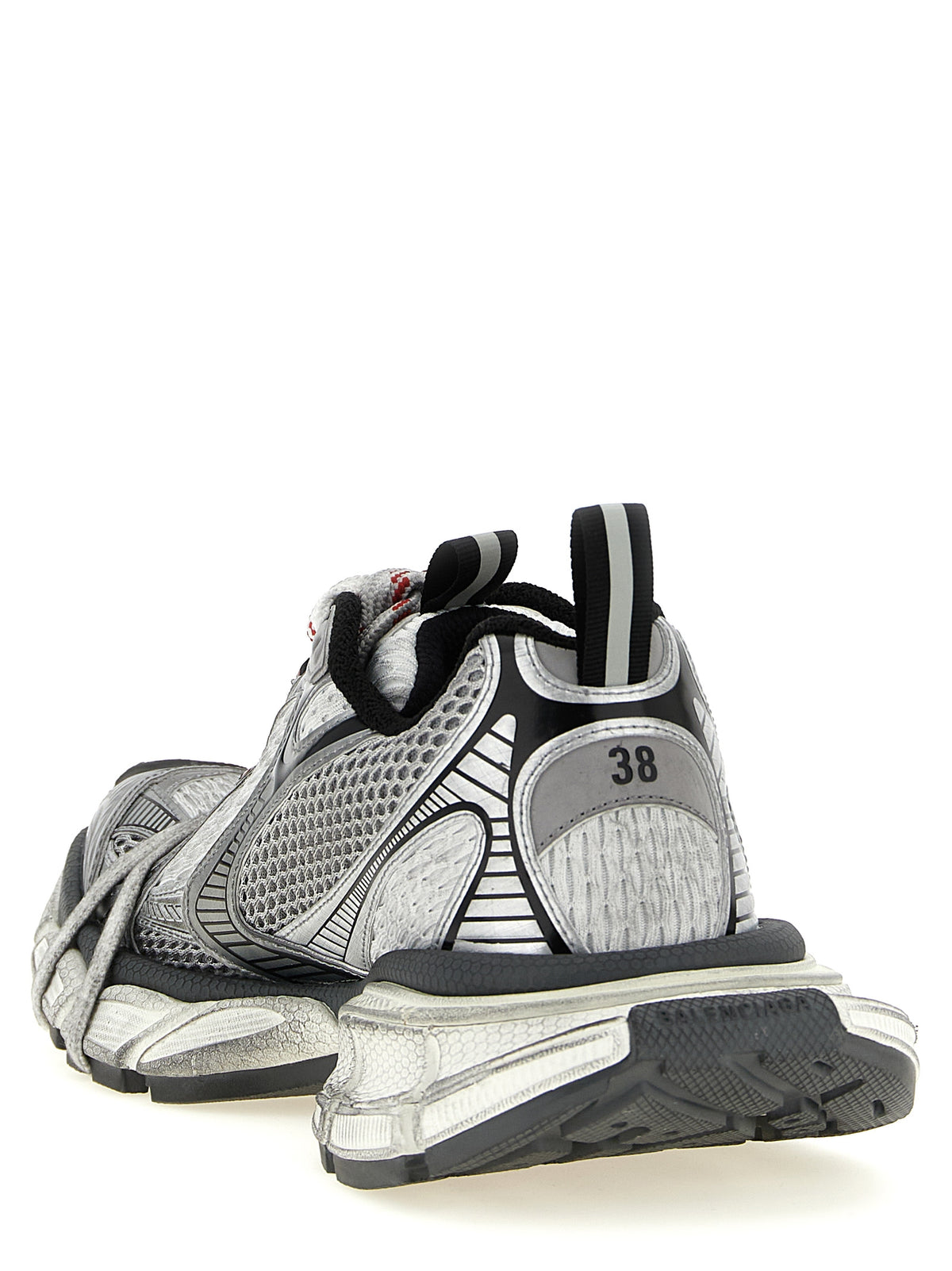 Graue Sneaker aus Polyethylen im Athletic-Stil
