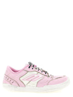 Mehrfarbige Sneaker aus Leder
