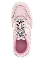 Mehrfarbige Sneaker aus Leder