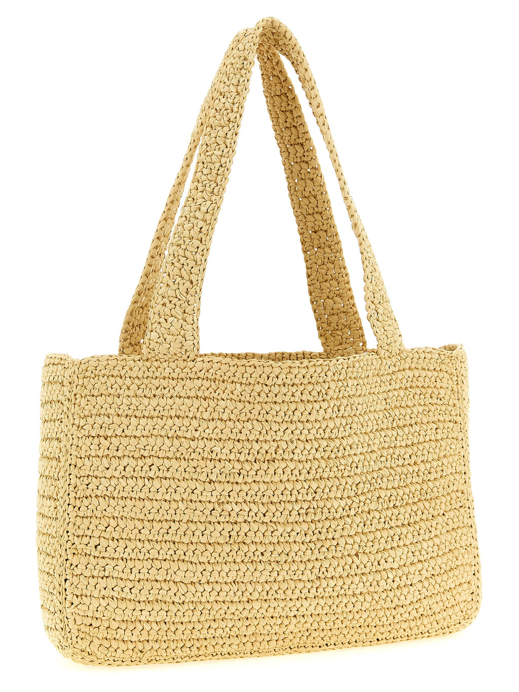 Weiße Tote Bag aus Viskose