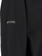 Schwarze Baumwollbluse