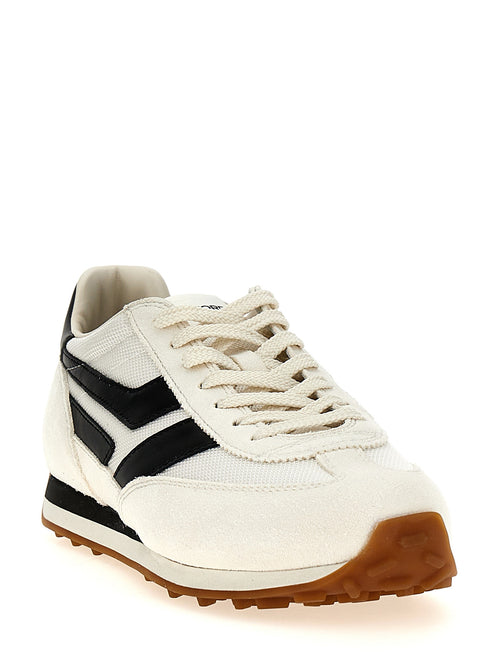 Athletik-Sneaker aus Polyester in Bicolor