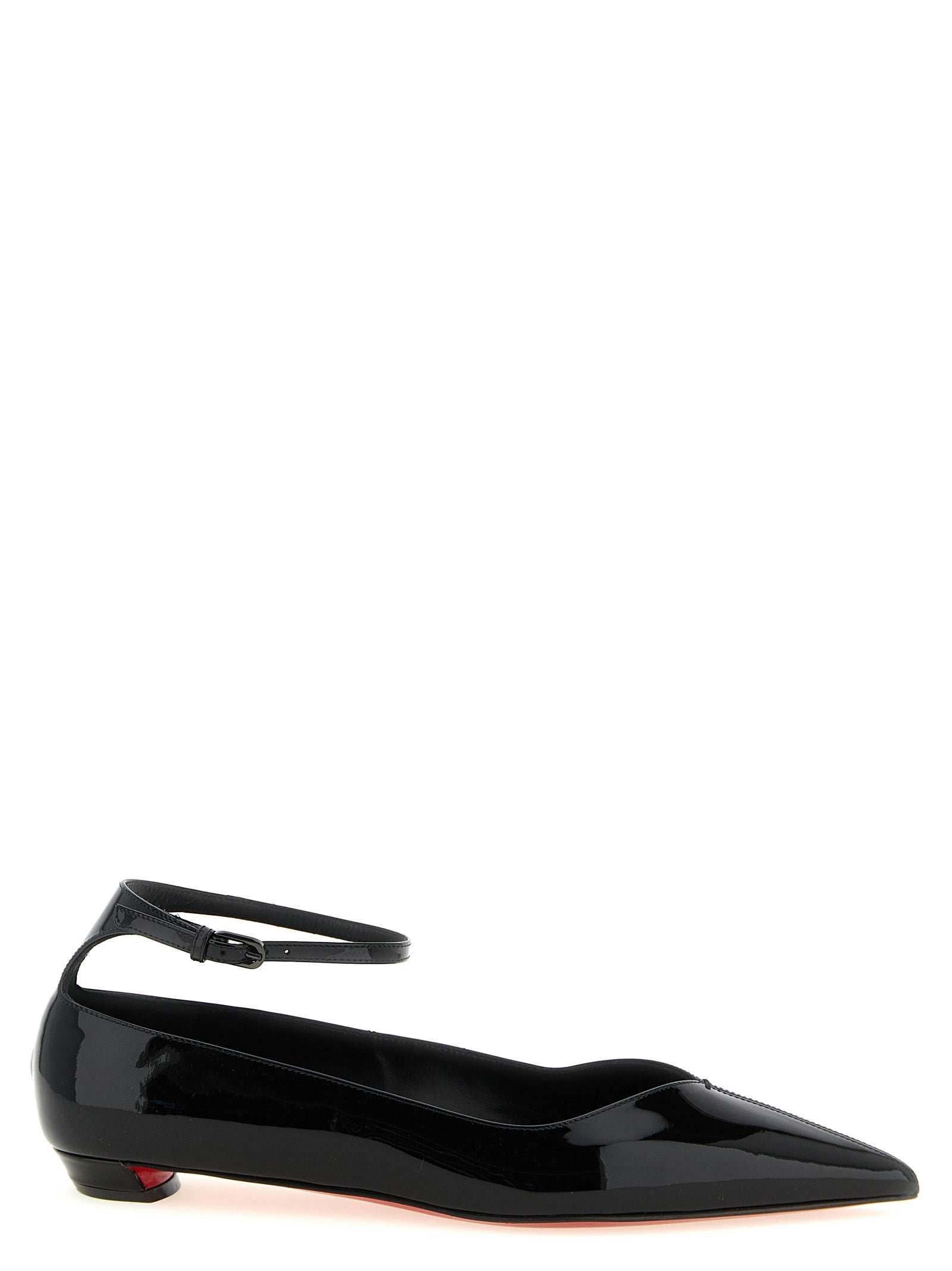 Schwarze Ballerinas aus Kalbsleder