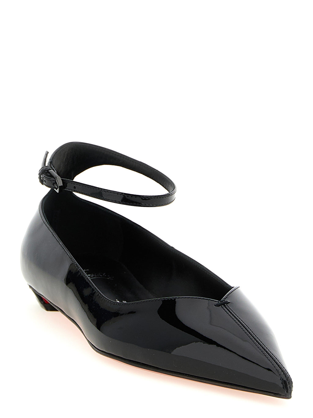 Schwarze Ballerinas aus Kalbsleder