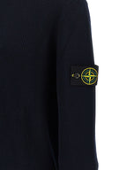 Blauer Baumwollcardigan