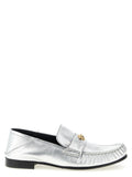 Loafer aus Lammleder in Silber