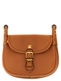 Braunes Kalbsleder Damen Crossbody Tasche