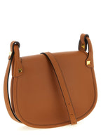 Braunes Kalbsleder Damen Crossbody Tasche