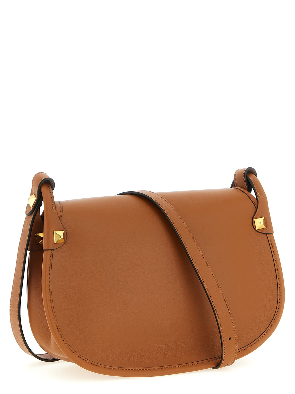 Braunes Kalbsleder Damen Crossbody Tasche