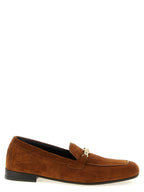 Braune Kalbsleder-Slipper