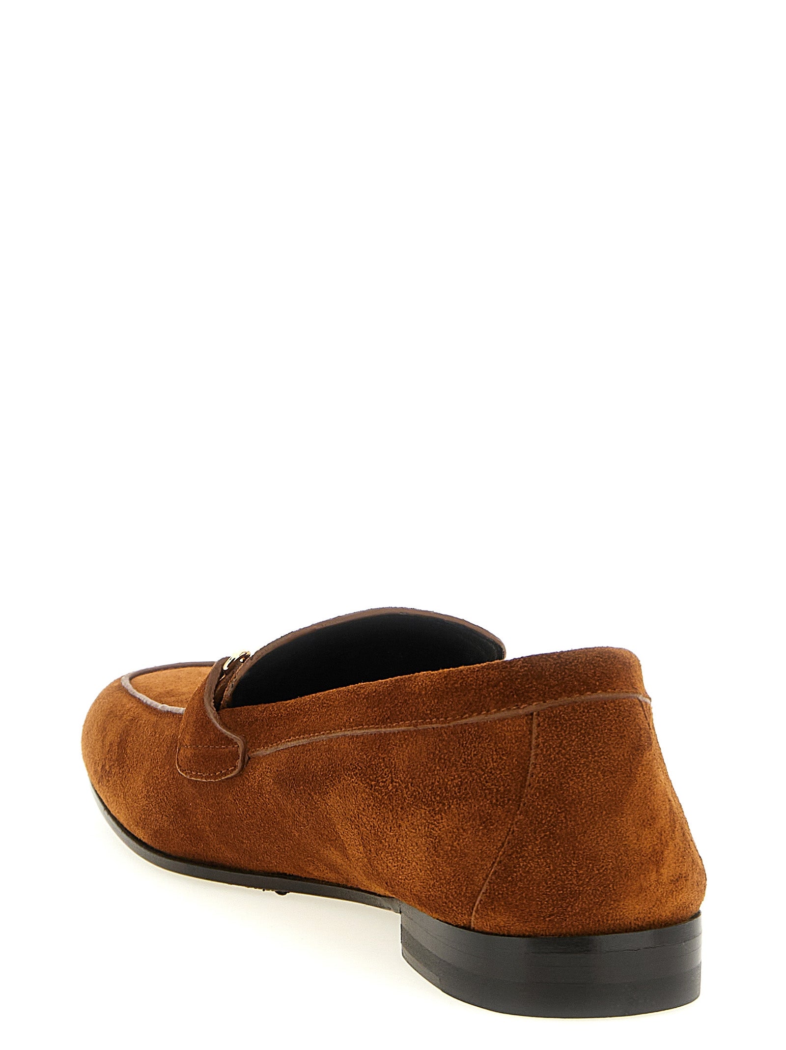 Braune Kalbsleder-Slipper
