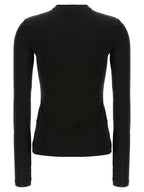 Schwarzer Cardigan aus Acetat