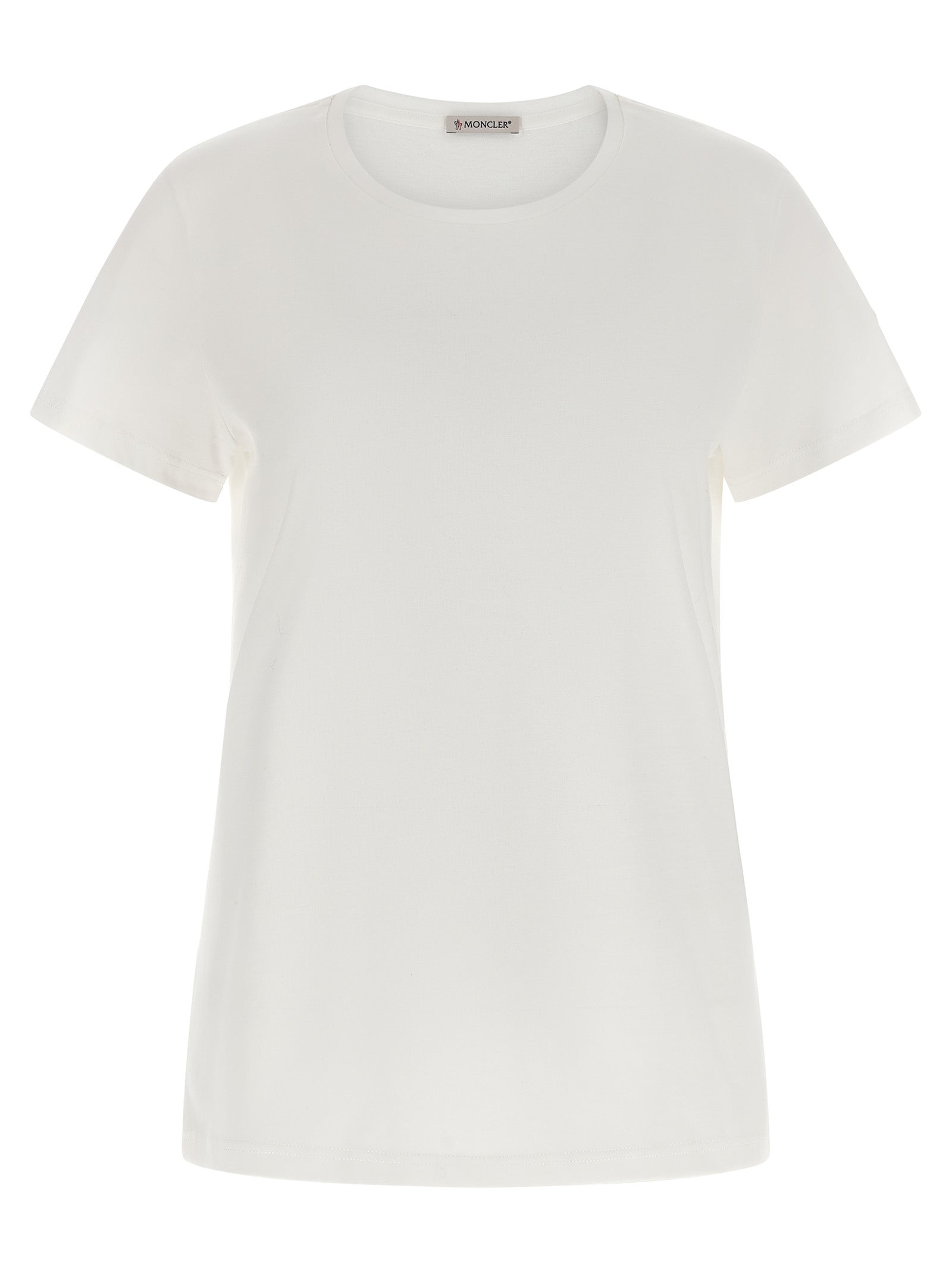 Weißes Baumwoll-T-Shirt