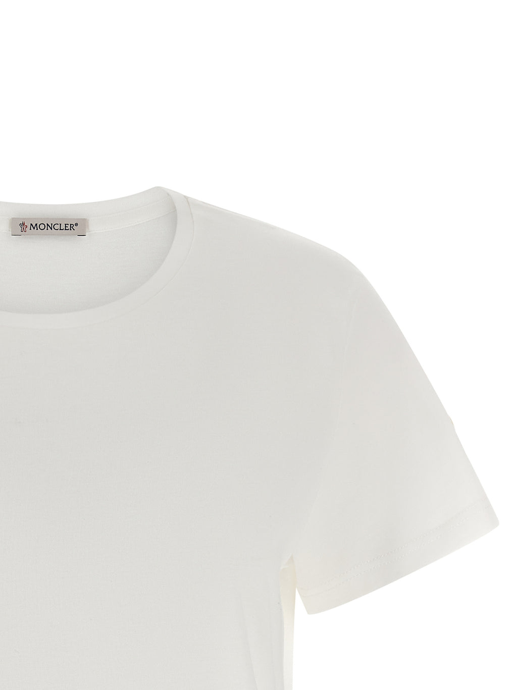 Weißes Baumwoll-T-Shirt