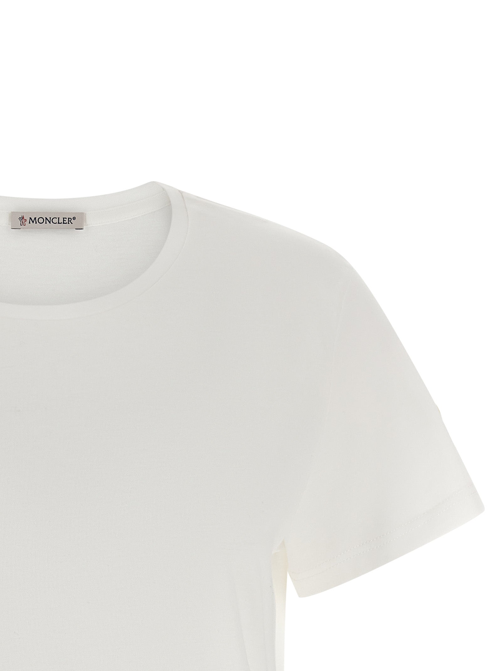 Weißes Baumwoll-T-Shirt