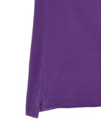 Lila Baumwoll-Poloshirt
