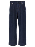 Blaue Baumwolljeans im Relaxed Fit