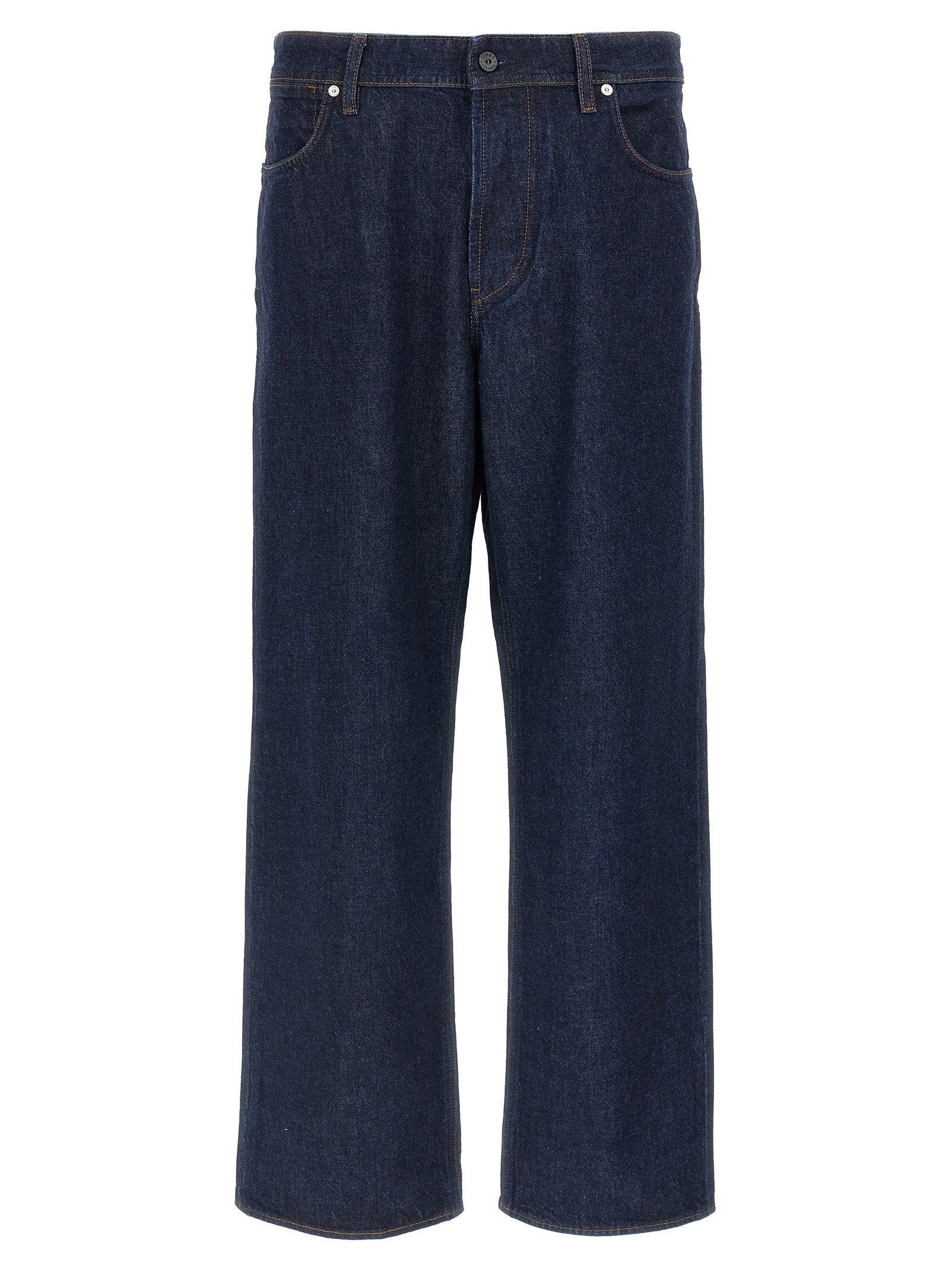 Blaue Baumwolljeans im Relaxed Fit