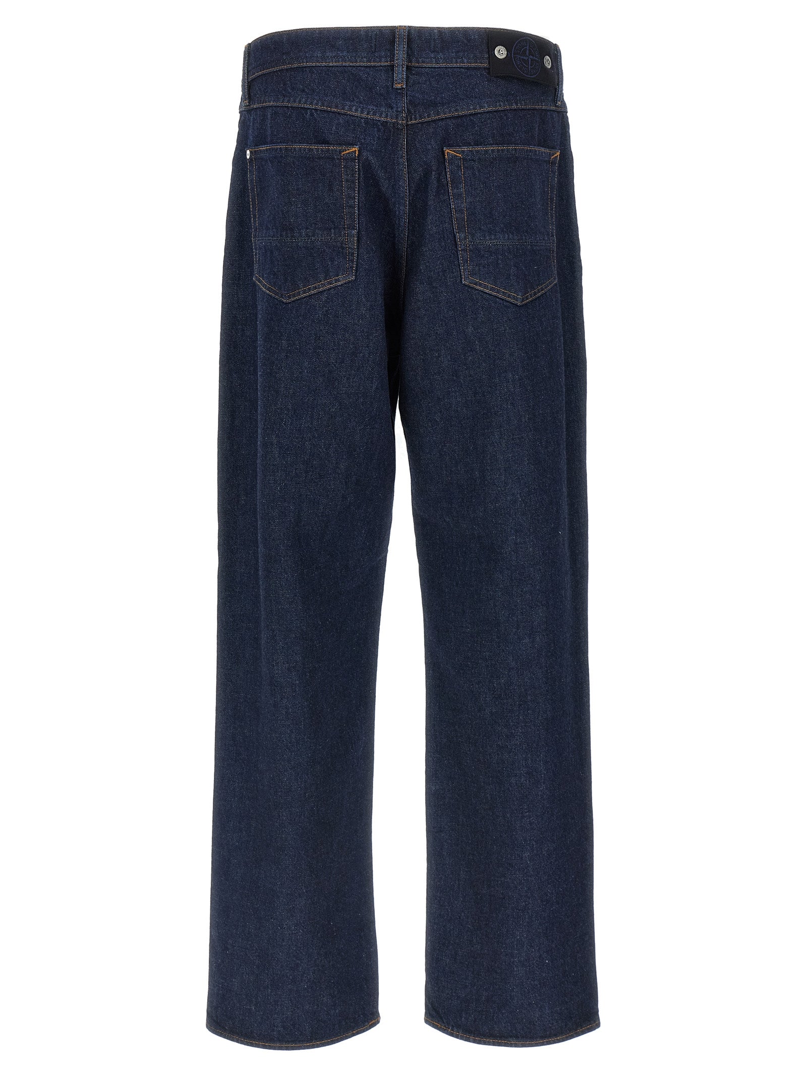 Blaue Baumwolljeans im Relaxed Fit