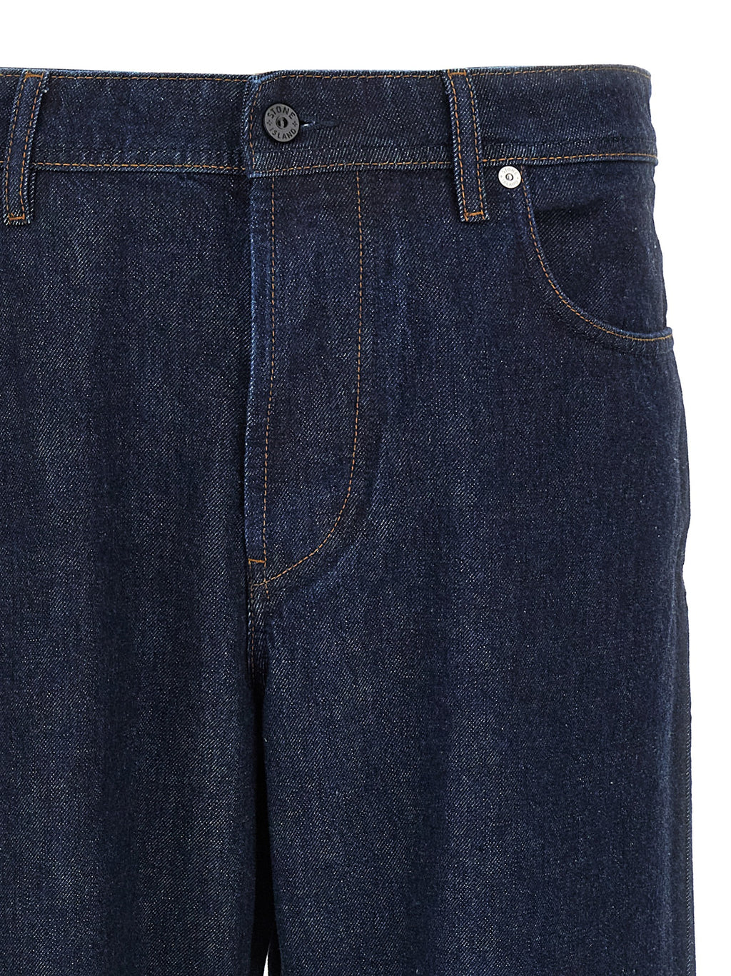 Blaue Baumwolljeans im Relaxed Fit
