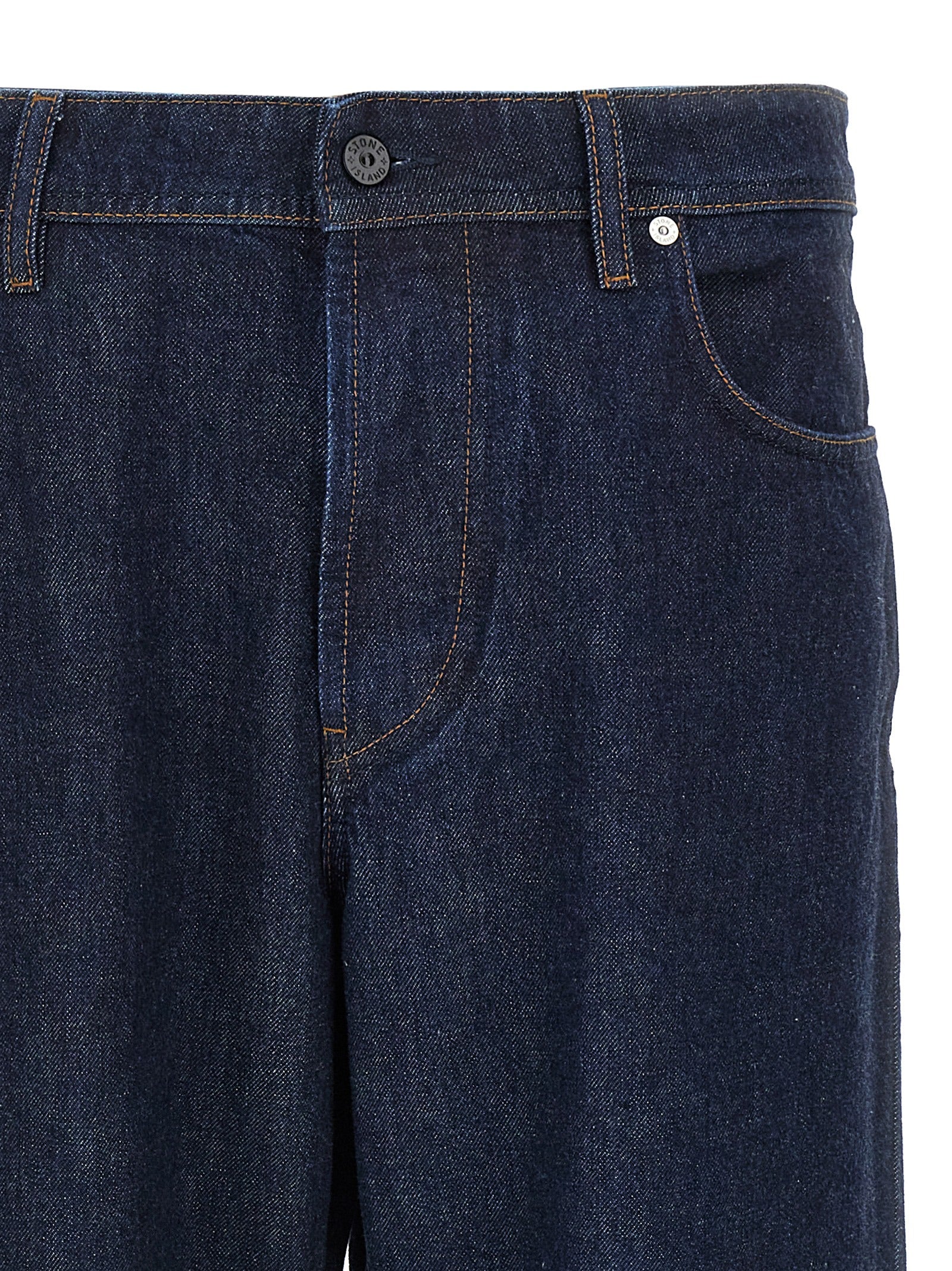 Blaue Baumwolljeans im Relaxed Fit