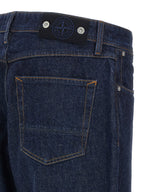 Blaue Baumwolljeans im Relaxed Fit