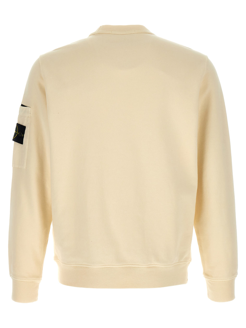 Beige Baumwoll-Sweatshirt
