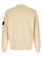 Beige Baumwoll-Sweatshirt