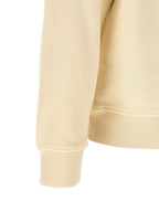 Beige Baumwoll-Sweatshirt