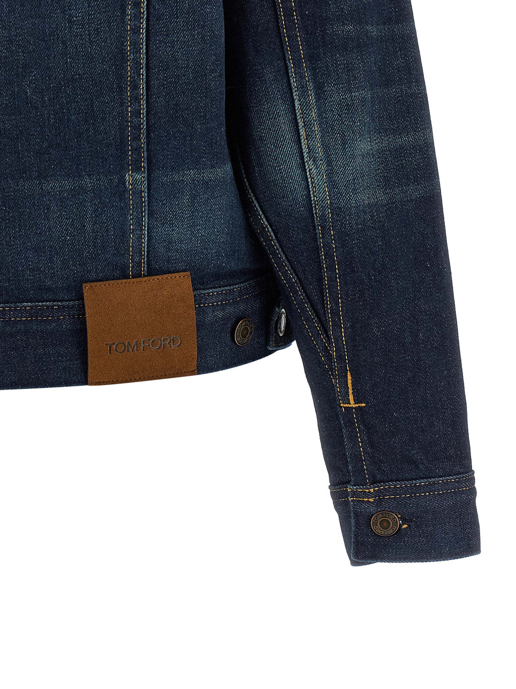 Blaue Jeansjacke aus Baumwolle