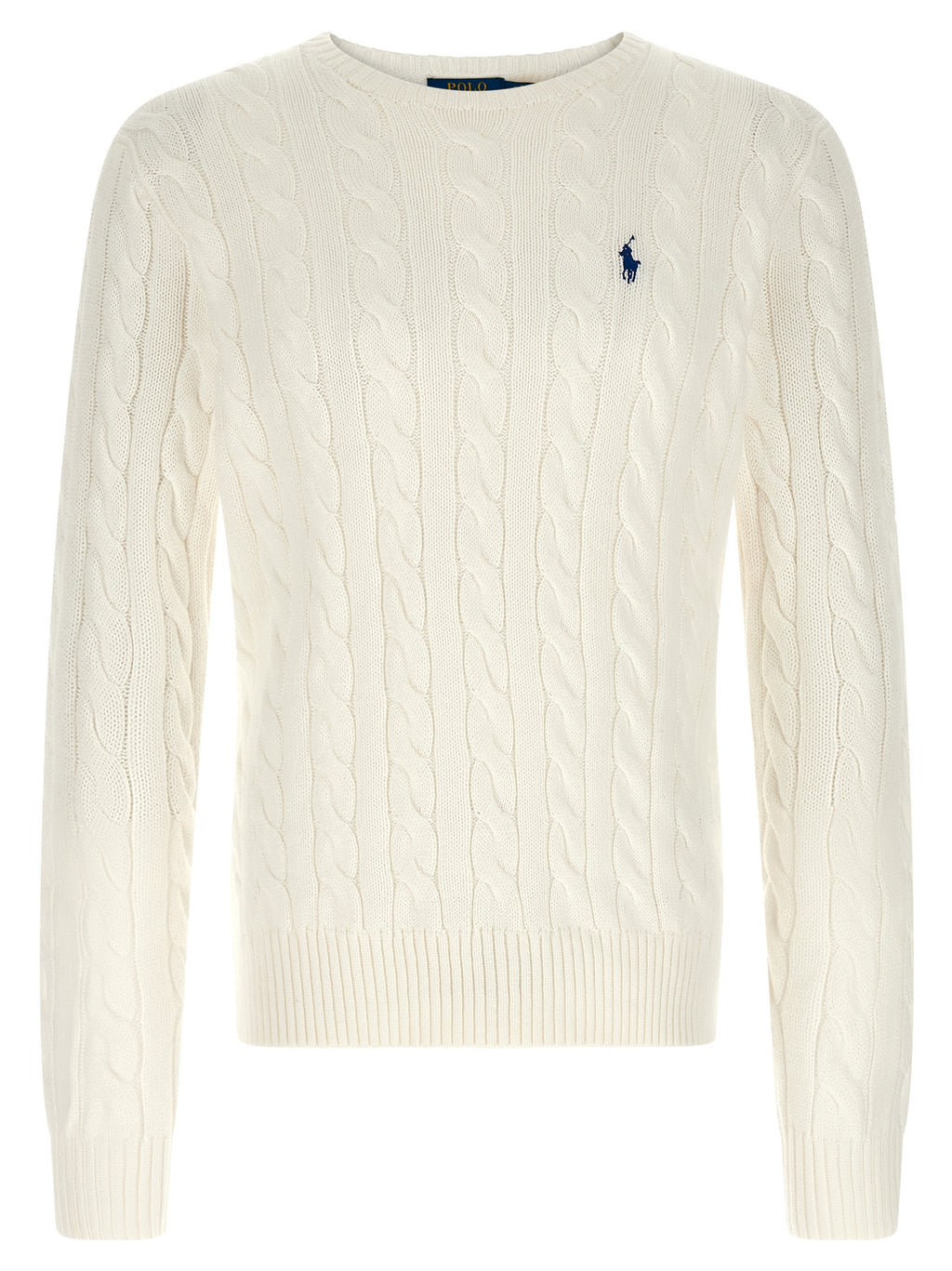 Weißer Strickcardigan aus Baumwolle