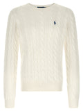 Weißer Strickcardigan aus Baumwolle