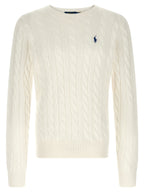 Weißer Strickcardigan aus Baumwolle