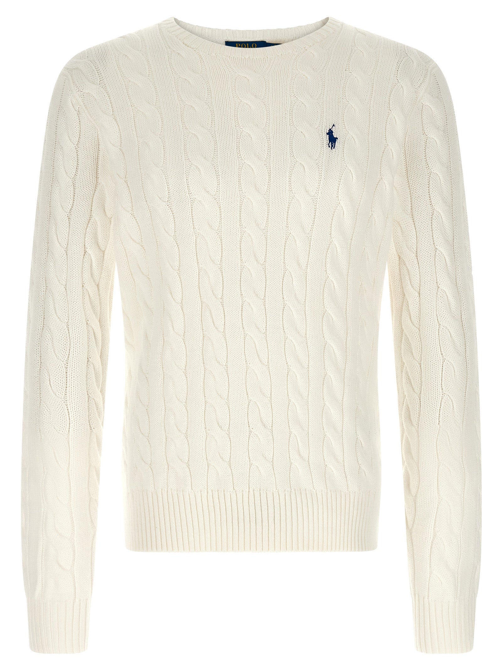 Weißer Strickcardigan aus Baumwolle