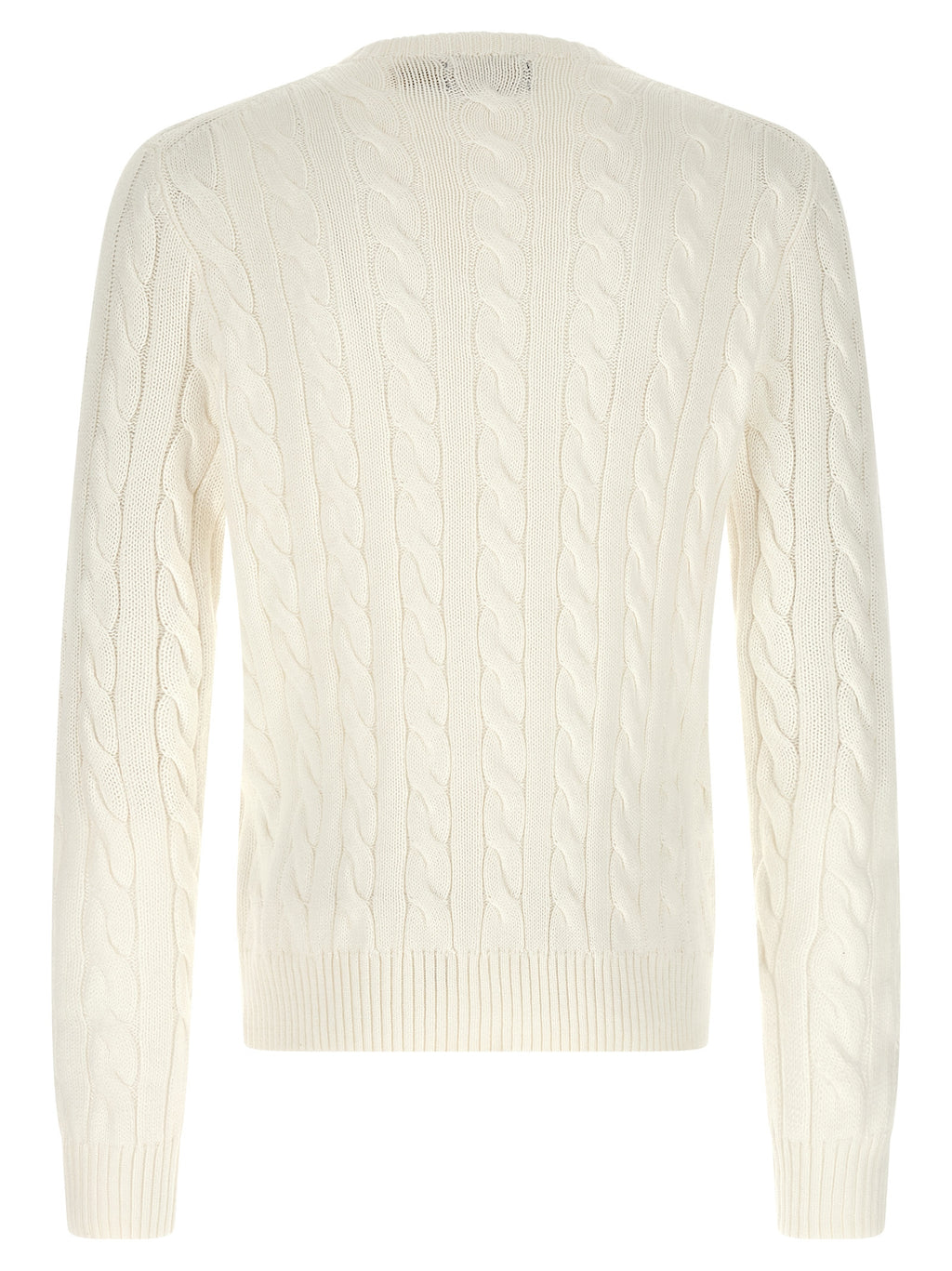Weißer Strickcardigan aus Baumwolle
